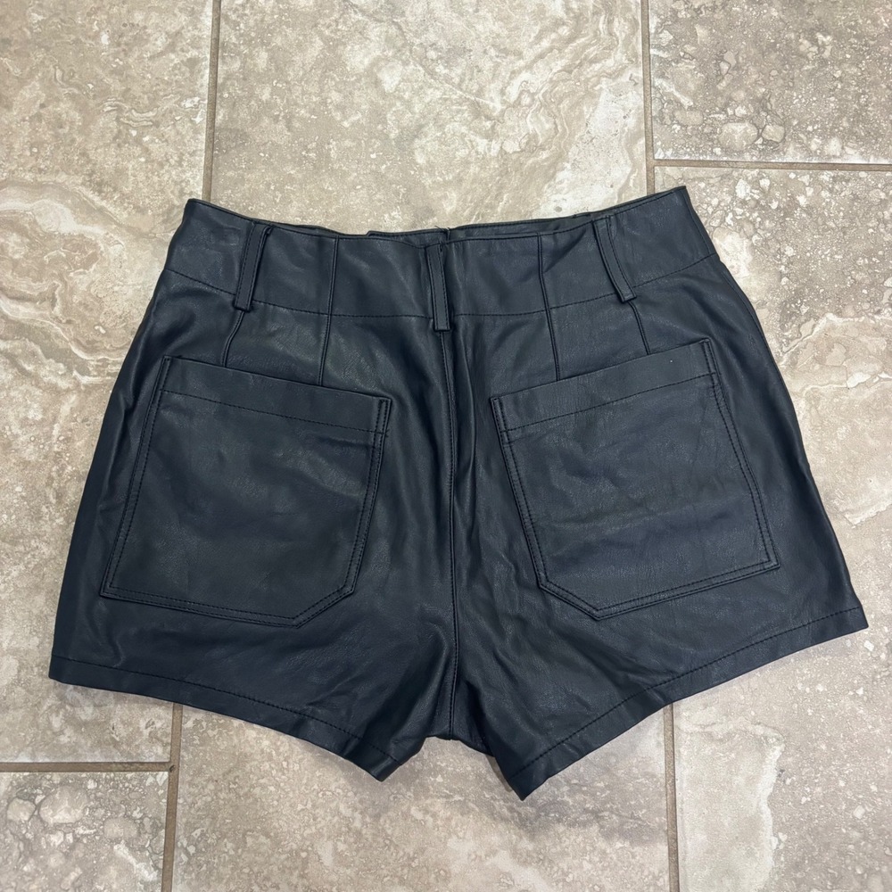 The Colette Faux Leather Shorts by Maeve Sz 27 - Picture 8 of 14